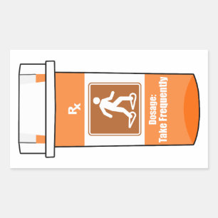 Sneeuwschoenwandelen Is Mijn Drug Rechthoekige Sticker