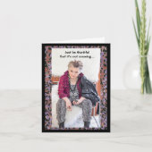 Sneeuwschokken in dit hitte-gevouwen Wenskaart Kaart (Voorkant)