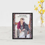 Sneeuwschokken in dit hitte-gevouwen Wenskaart Kaart (Gele Bloem)