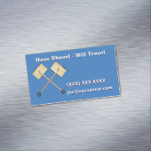 Sneeuwschokken Magnetisch Visitekaartje (Voorbeeld)