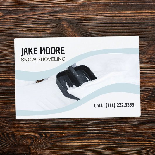 Sneeuwschokken Visitekaartje