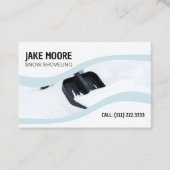 Sneeuwschokken Visitekaartje (Voorkant)
