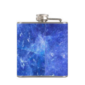 Sneeuwschokkende bedrijven heupfles (Achterkant)