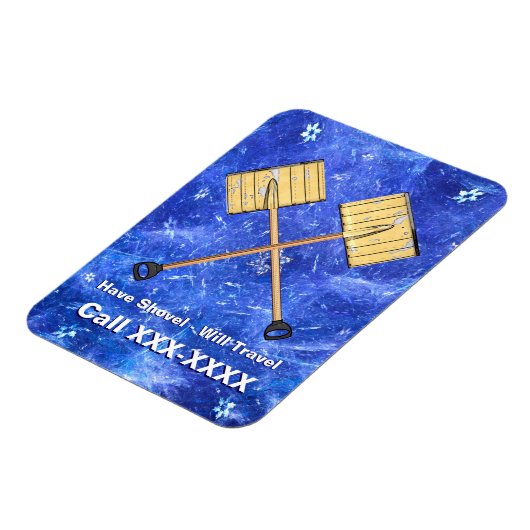 Sneeuwschokkende bedrijven magneet (Linkerzijde)