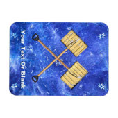 Sneeuwschokkende bedrijven magneet (Horizontaal)