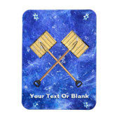 Sneeuwschokkende bedrijven magneet (Verticaal)