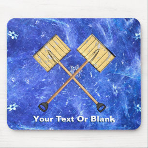 Sneeuwschokkende bedrijven muismat