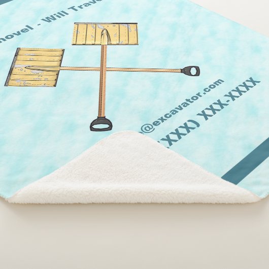 Sneeuwschokkende bedrijven sherpa deken (3/4)