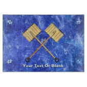 Sneeuwschokkende bedrijven snijplank (Voorkant)