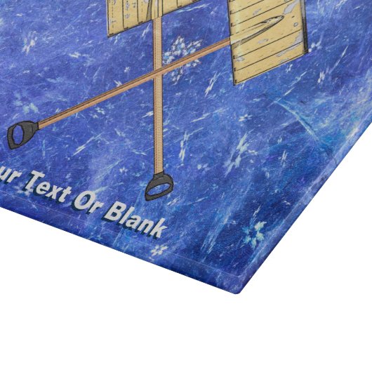 Sneeuwschokkende bedrijven snijplank (Hoek)