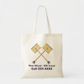 Sneeuwschokkende bedrijven tote bag (Voorkant)