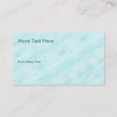 Sneeuwschokkende bedrijven visitekaartje (Achterkant)