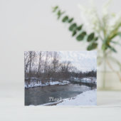 Sneeuwschoonheid James River Briefkaart (Staand voorkant)