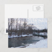 Sneeuwschoonheid James River Briefkaart (Voorkant / Achterkant)