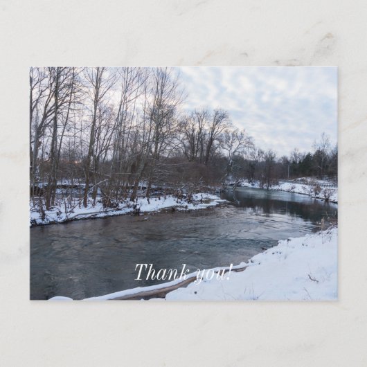 Sneeuwschoonheid James River Briefkaart (Voorkant)