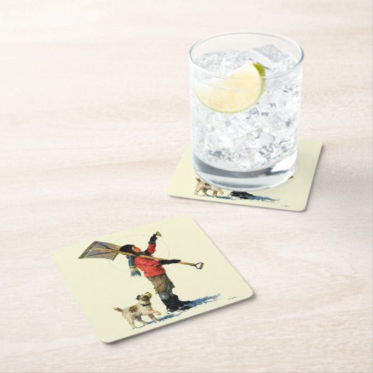 Sneeuwschoper Kartonnen Onderzetters (Insitu)