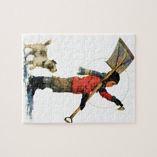 Sneeuwschoper Legpuzzel (Horizontaal)