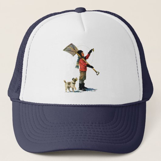 Sneeuwschoper Trucker Pet (Voorkant)