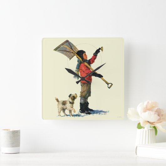 Sneeuwschoper Vierkante Klok (Huis)