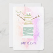 Sneeuwschroefdraad voor kerstmis feestdagenkaart (Voorkant)