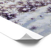 Sneeuwschuur in de bergen - poster (Hoek)
