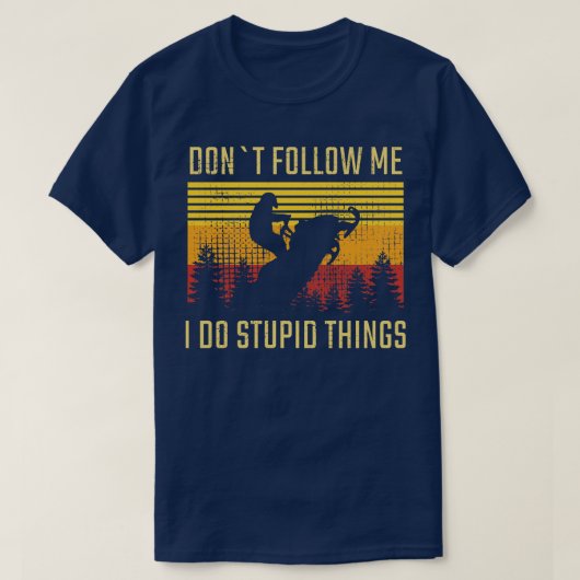 Sneeuwscooter 1 t-shirt (Design voorkant)