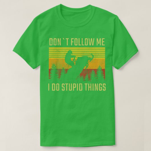 Sneeuwscooter 2 t-shirt (Design voorkant)