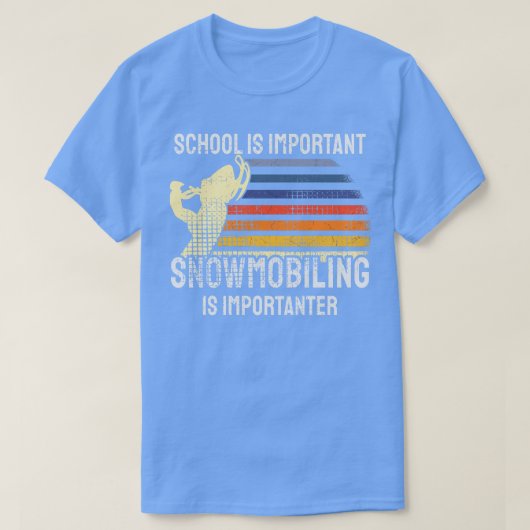 Sneeuwscooter 4 t-shirt (Design voorkant)