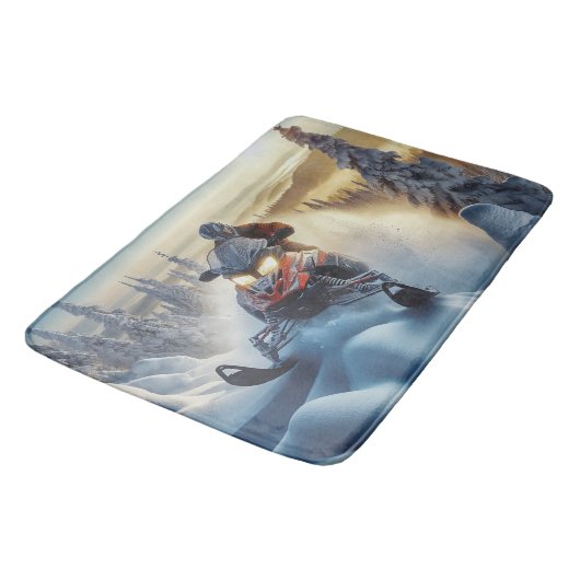 sneeuwscooter-badmat badmat (Gekanteld)