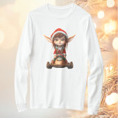 Sneeuwscooter Christmas Elf Mannen T-shirt