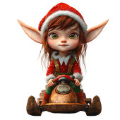 Sneeuwscooter Christmas Elf Peuter's T-shirt