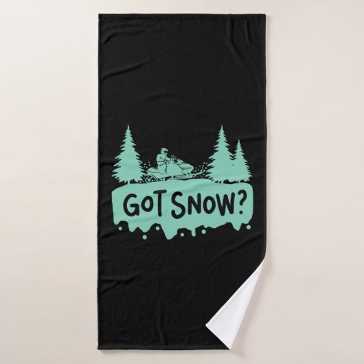 Sneeuwscooter - Got Snow Funny Snowmobiling Badhanddoek (Badhanddoek)