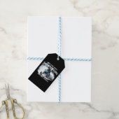Sneeuwscooter grappige sneeuwscooter cadeaulabel (Met Touw)