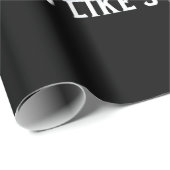 Sneeuwscooter Grappige sneeuwscooter Cadeaupapier (Rol Hoek)