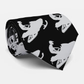 sneeuwscooter in grijs stropdas (Opgerold)