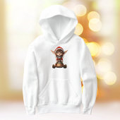 Sneeuwscooter Kerstmis Elf Boy's Hoodie