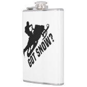 Sneeuwscooter - Kreeg Sneeuwscooter Geschenken Heupfles (Links)