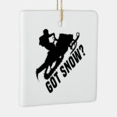 Sneeuwscooter - Kreeg Sneeuwscooter Geschenken Keramisch Ornament (Rechts)