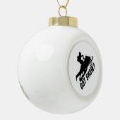 Sneeuwscooter - Kreeg Sneeuwscooter Geschenken Keramische Bal Ornament (Links)