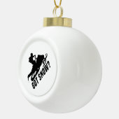 Sneeuwscooter - Kreeg Sneeuwscooter Geschenken Keramische Bal Ornament (Rechts)