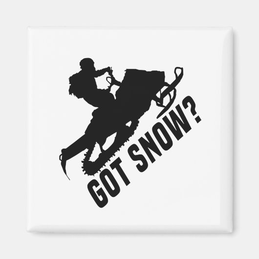 Sneeuwscooter - Kreeg Sneeuwscooter Geschenken Magneet (Voorkant)