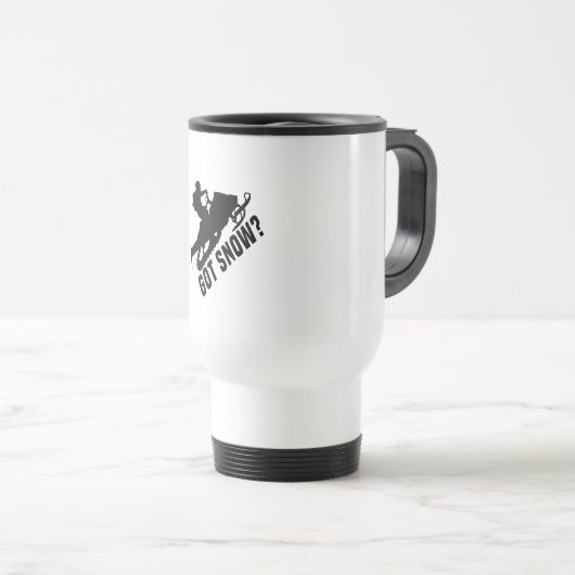 Sneeuwscooter - Kreeg Sneeuwscooter Geschenken Reisbeker (Voorkant rechts)