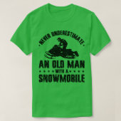 Sneeuwscooter Motor Sled T-shirt (Design voorkant)
