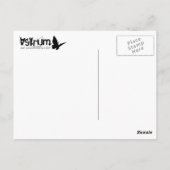 sneeuwscooter. poederspoor. briefkaart (Achterkant)