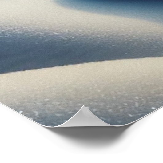 sneeuwscooter Poster (Hoek)