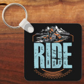 Sneeuwscooter Ride Sneeuwscooter Winter Avontuur S Sleutelhanger (Voorkant)