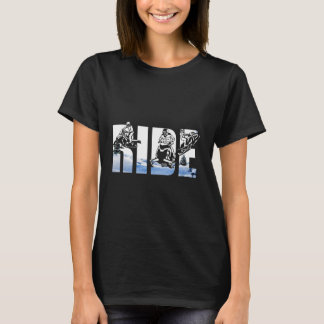 Sneeuwscooter Ride Sneeuwscooter Winter Sport Skie T-shirt