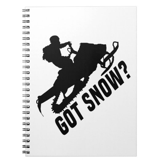 Sneeuwscooter rijden notitieboek (Voorkant)