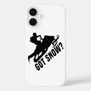 Sneeuwscooter rijden - Sneeuwscooter cadeaus gekre iPhone 16 Hoesje