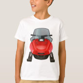 sneeuwscooter shirt (Voorkant)